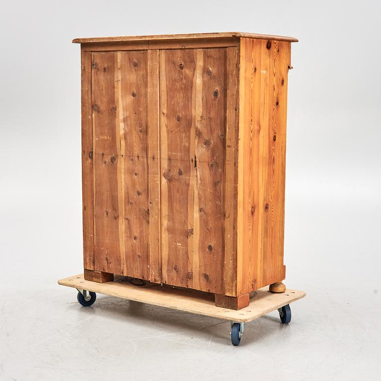 A pine sideboard, circa 1900.