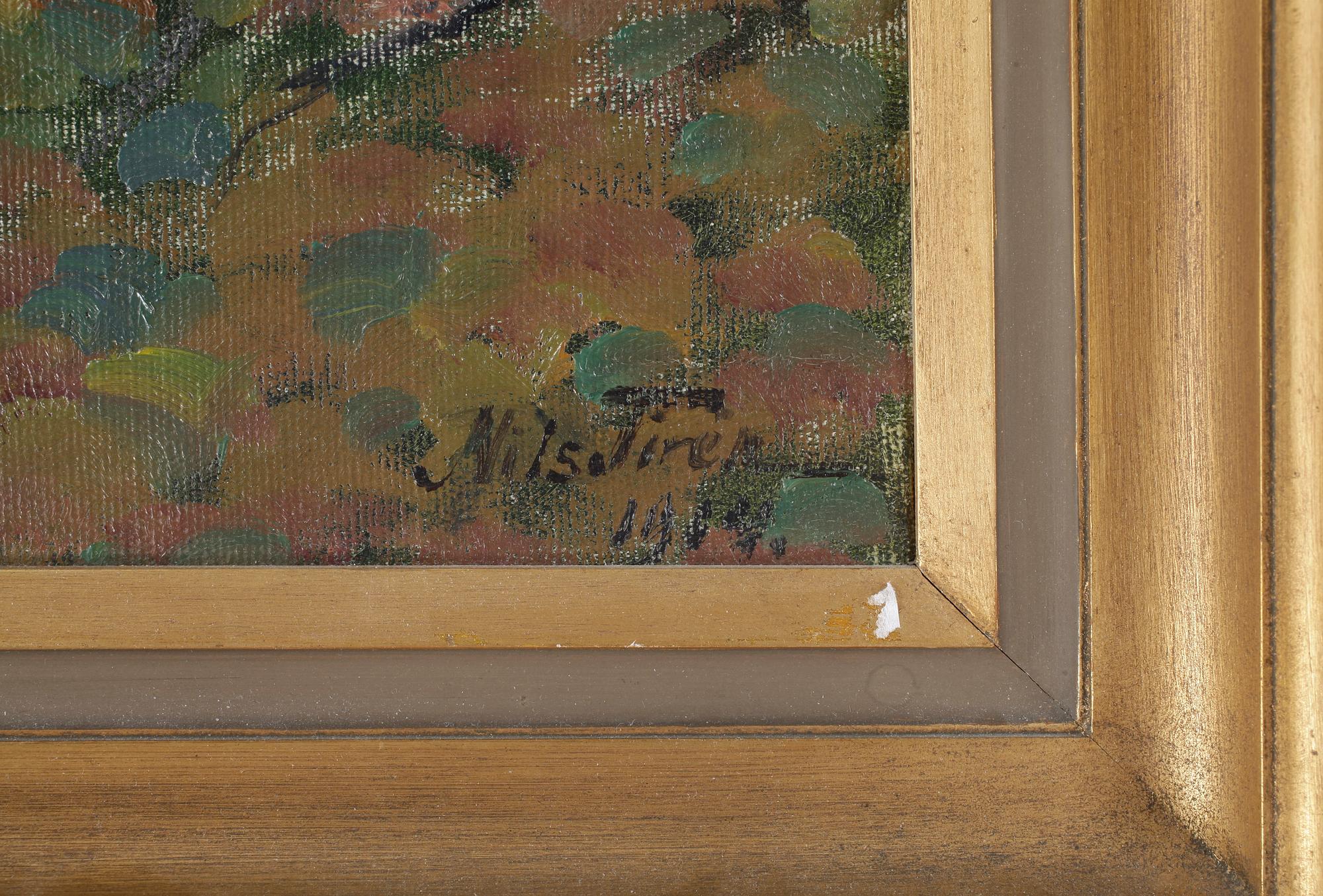 NILS TIRÉN, olja på duk, signerad och daterad 1914.