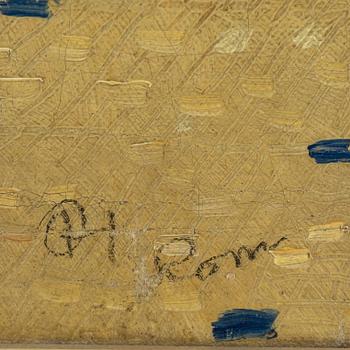 OLLE HJORTZBERG, olja på duk, signerad.