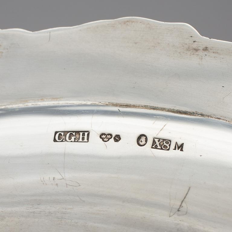 FAT, silver, CG Hallberg, Stockholm, 1948. Vikt ca 677g.