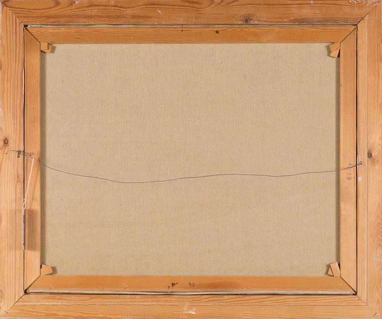 Orvo Raatikainen, öljy kankaalle, signeerattu ja päivätty -69.