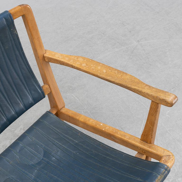Axel Larsson, an oak armchair, SMF (Svenska Möbelfabrikerna Bodafors), 1930/1940's.