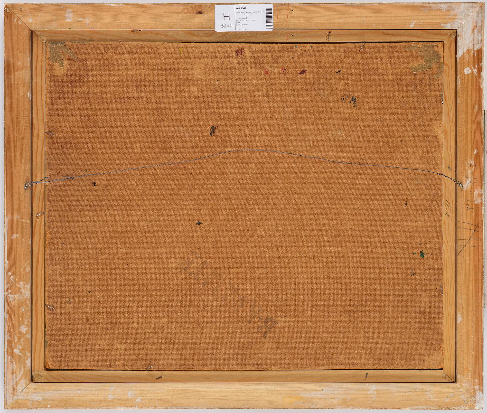 Sven X:et Erixson, In the garden.