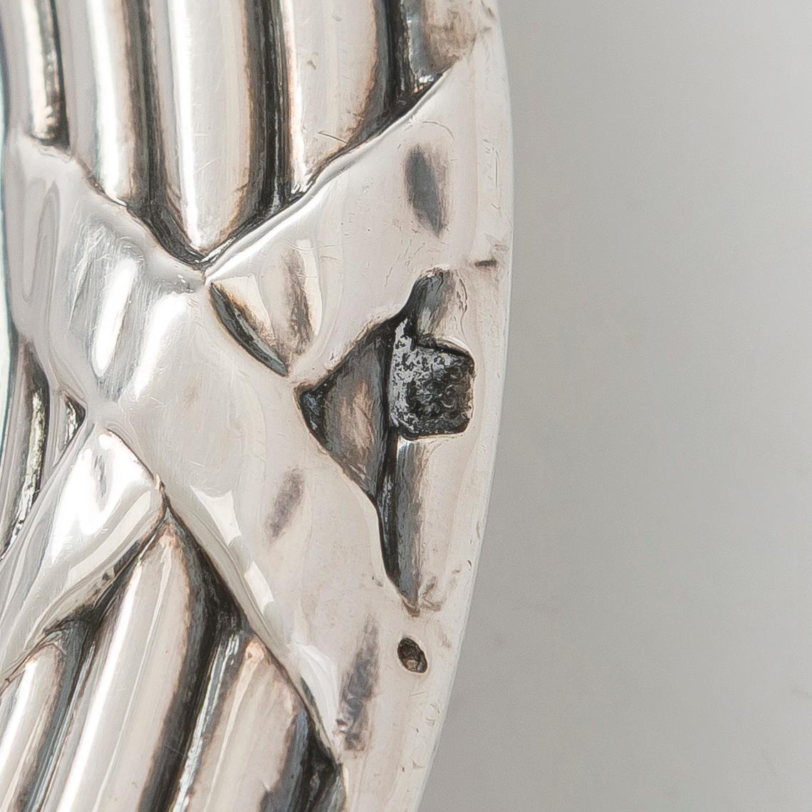 An Odiot silver dish, Paris France, latter half of the 19th century.