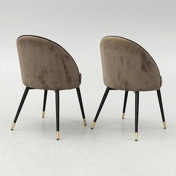 Six 'Cooper' chairs, Eichholtz, contemporary.
