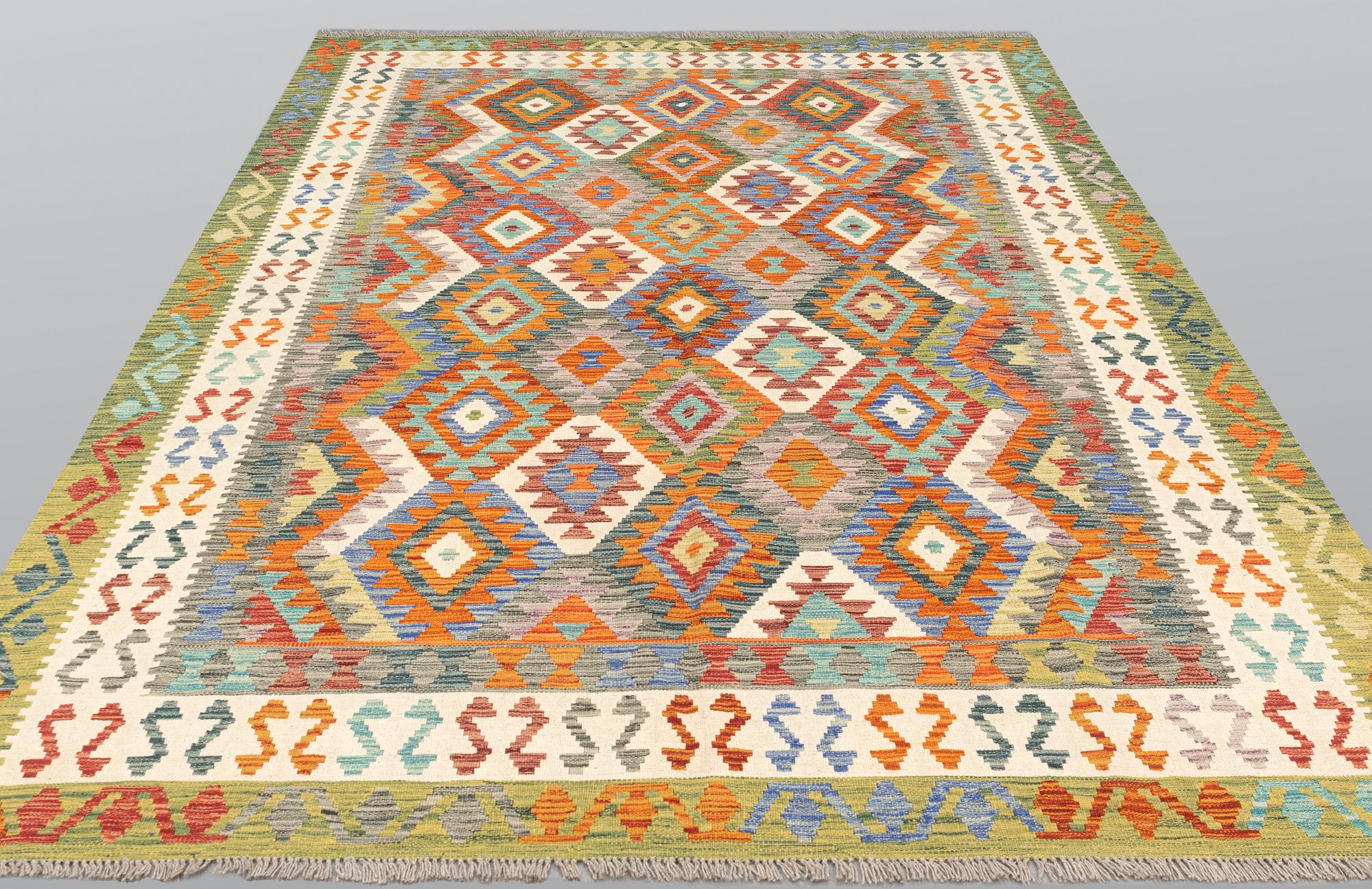 A carpet, Kilim, ca 294 x 199 cm.