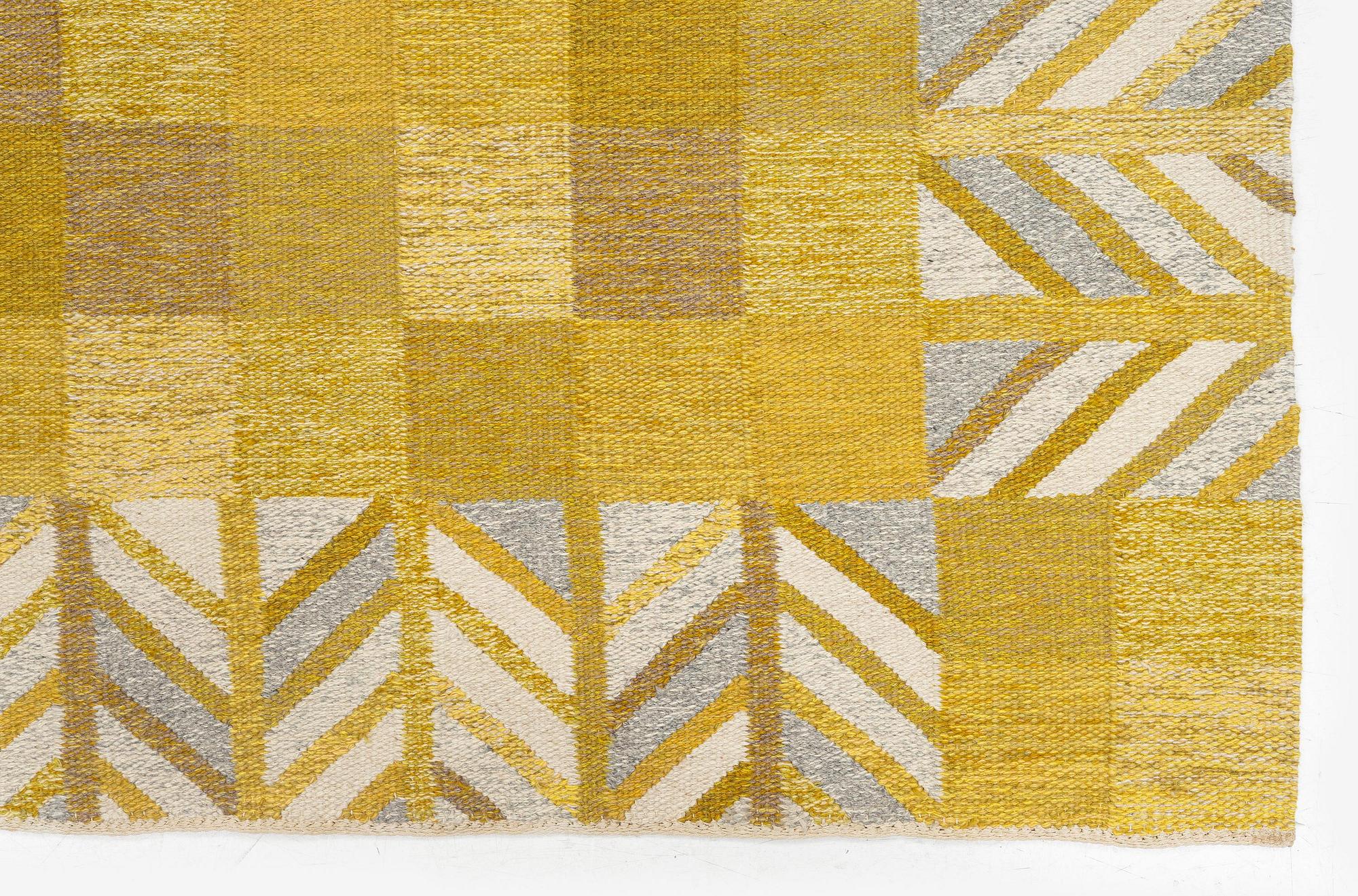 A carpet, flat weave, c. 242 x 180 cm.