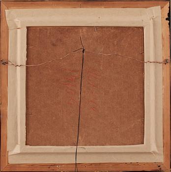 OKÄND KONSTNÄR, olja på pannå, osignerad, 1900-tal.