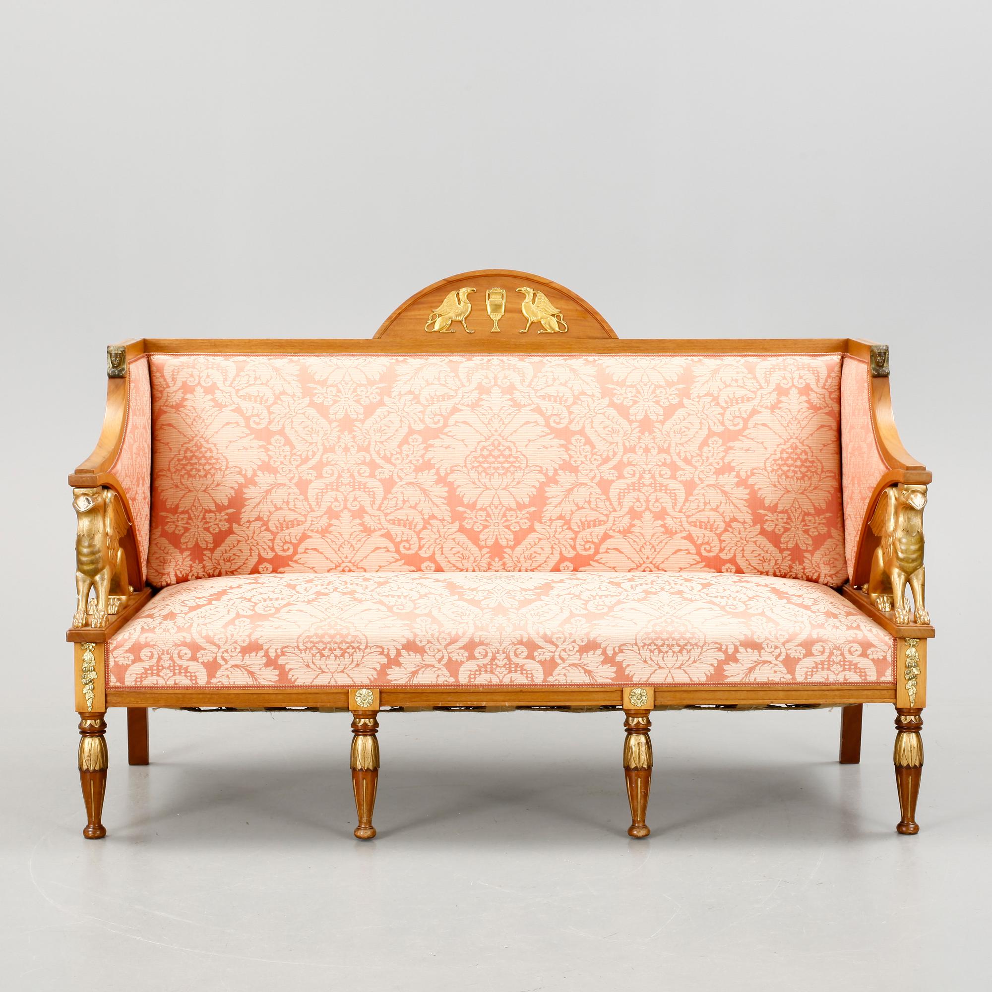 SOFFA, empirestil, 1900-talets första hälft.