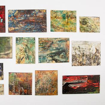 Elin Svipdag, en samling av 56 st miniatyrmålningar.