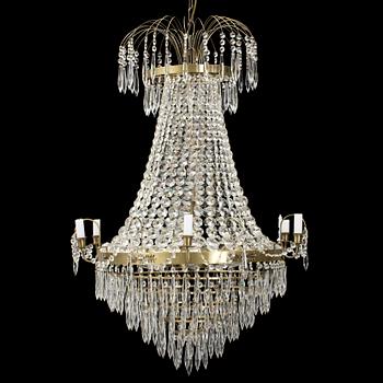 CHANDELIER, gustavian style, late 20th / early 21th century.