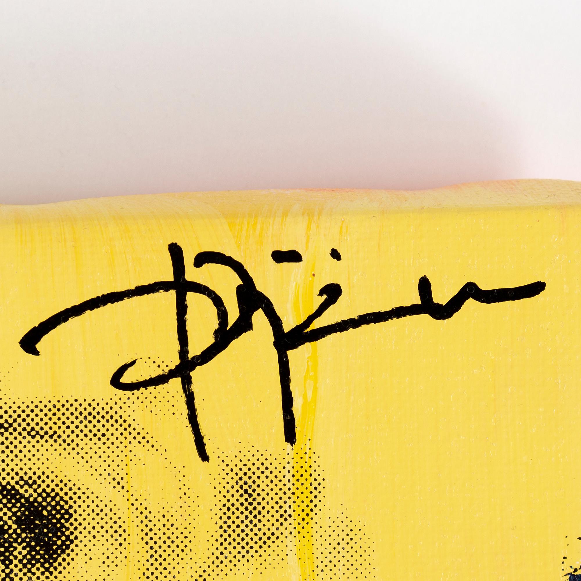 Jörg Döring, silkscreen/mixed,  media on canvas, multiple signed 37/199, 16/199.