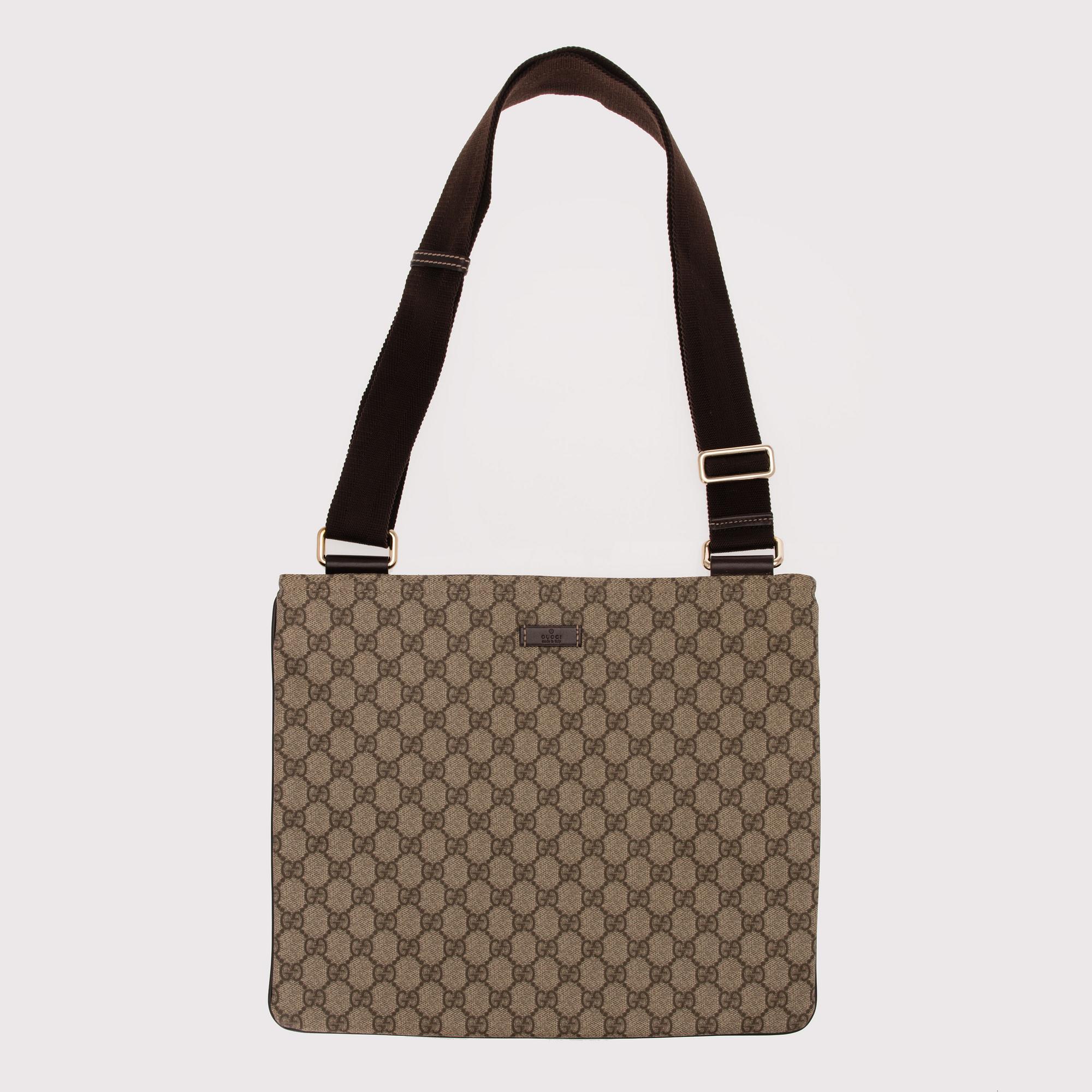 GG Supreme Coated Canvas Messenger bag.