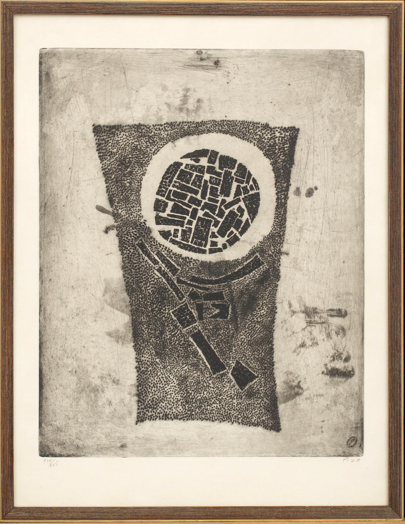 ARTHUR LUIZ PIZA, etsning, numrerad 114/125, signerad.