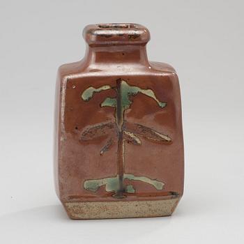 A stoneware vase attributed to Shoji Hamada, Japan 1960's.