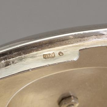 A silver sugar bowl by Jacob Engelberth Torsk, Stockholm, 1903. Weight 526 grams.
