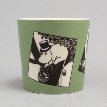 A Moomon mug, porcelain, Arabia, Finland, 1990-92.