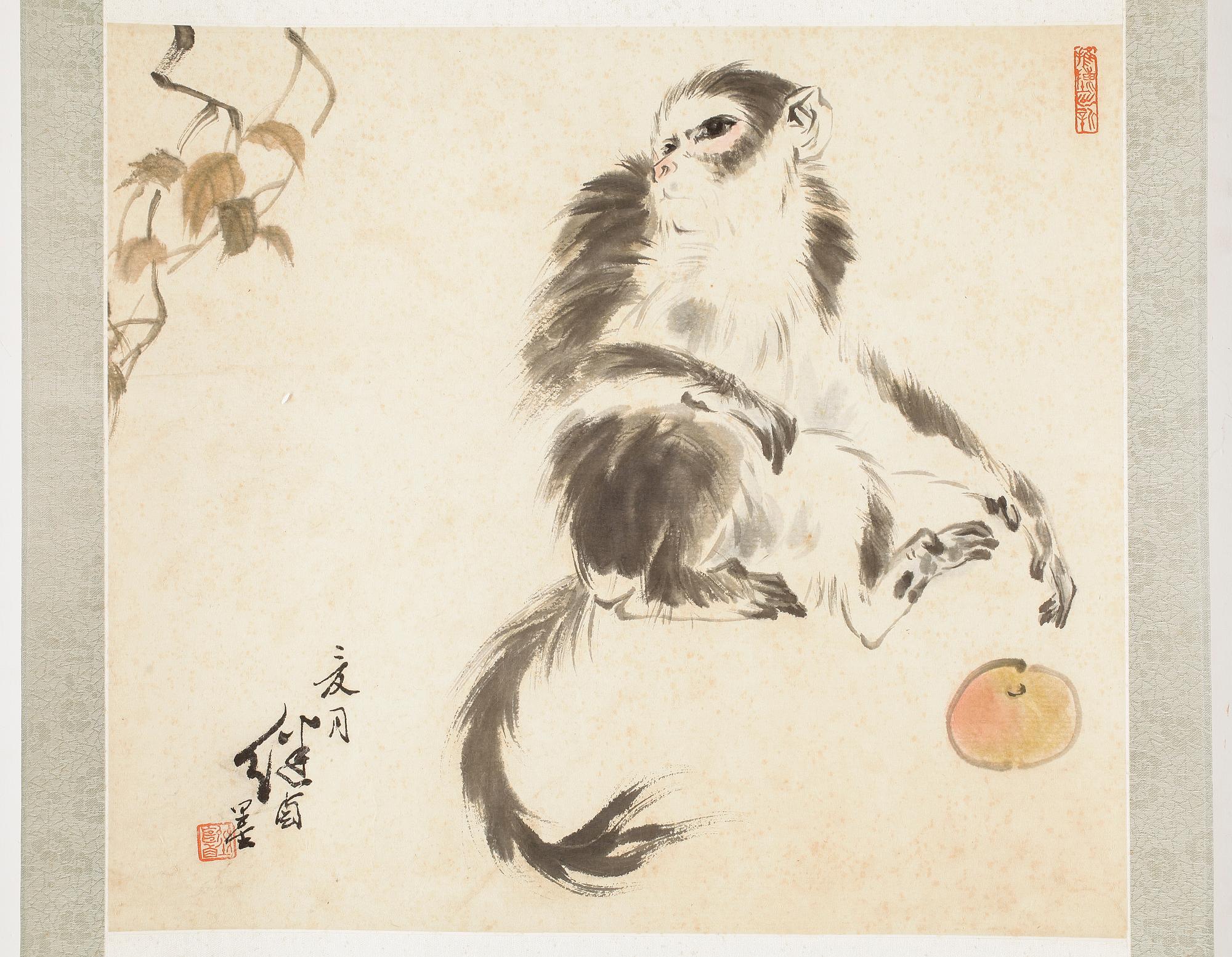 RULLMÅLNINGAR, 2 st, Japan och Kina, 1900-tal.