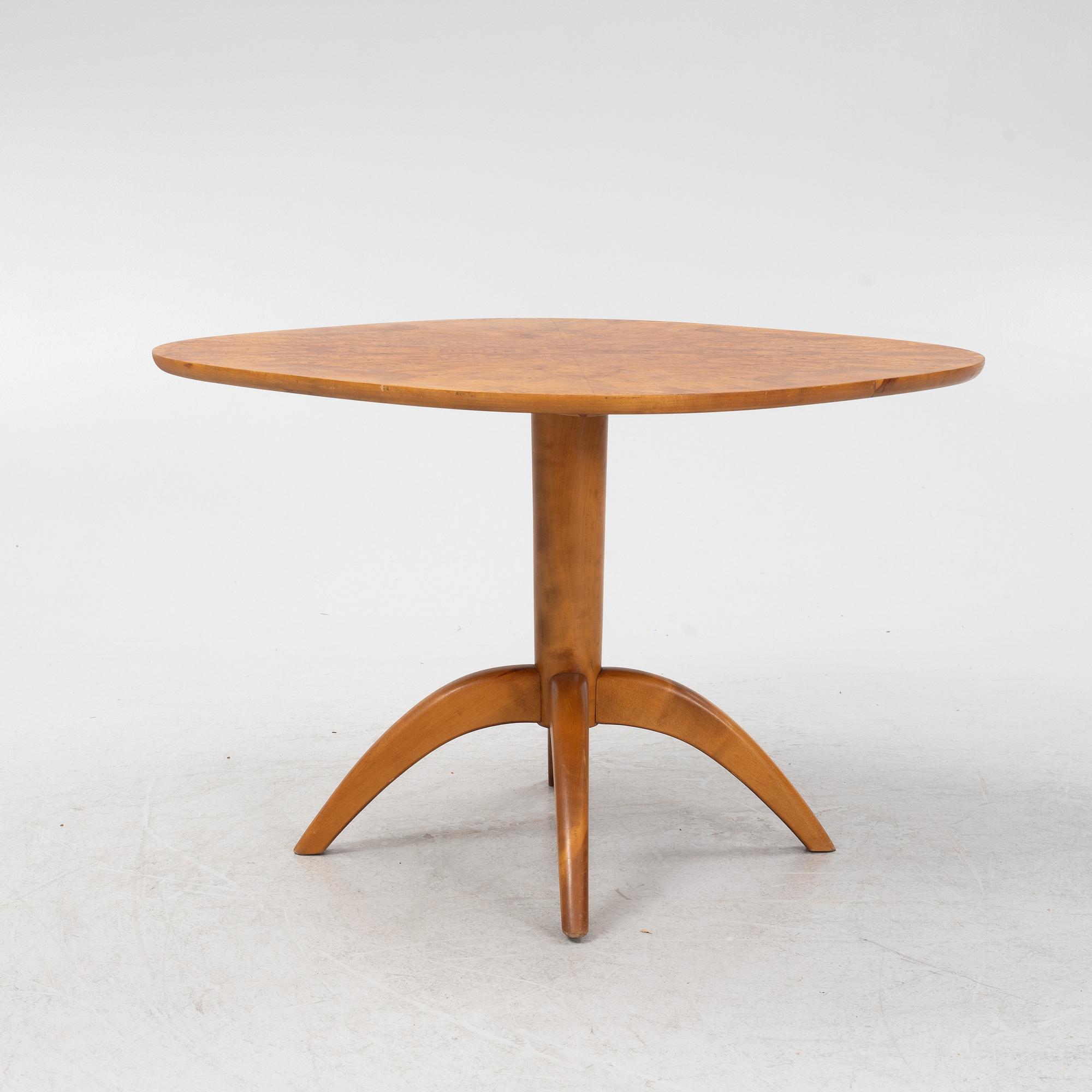 Bertil Söderberg, a burled elm table, 1930's.