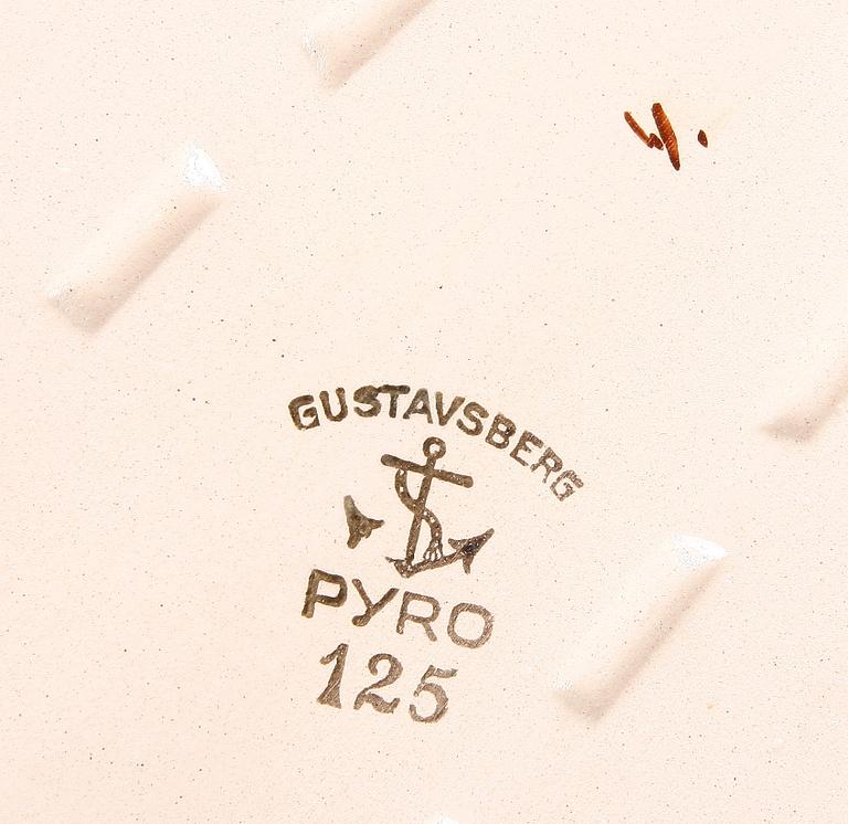 SERVISDELAR, 30 st porslin, "Pyro" Wilhelm Kåge, Gustavsberg.