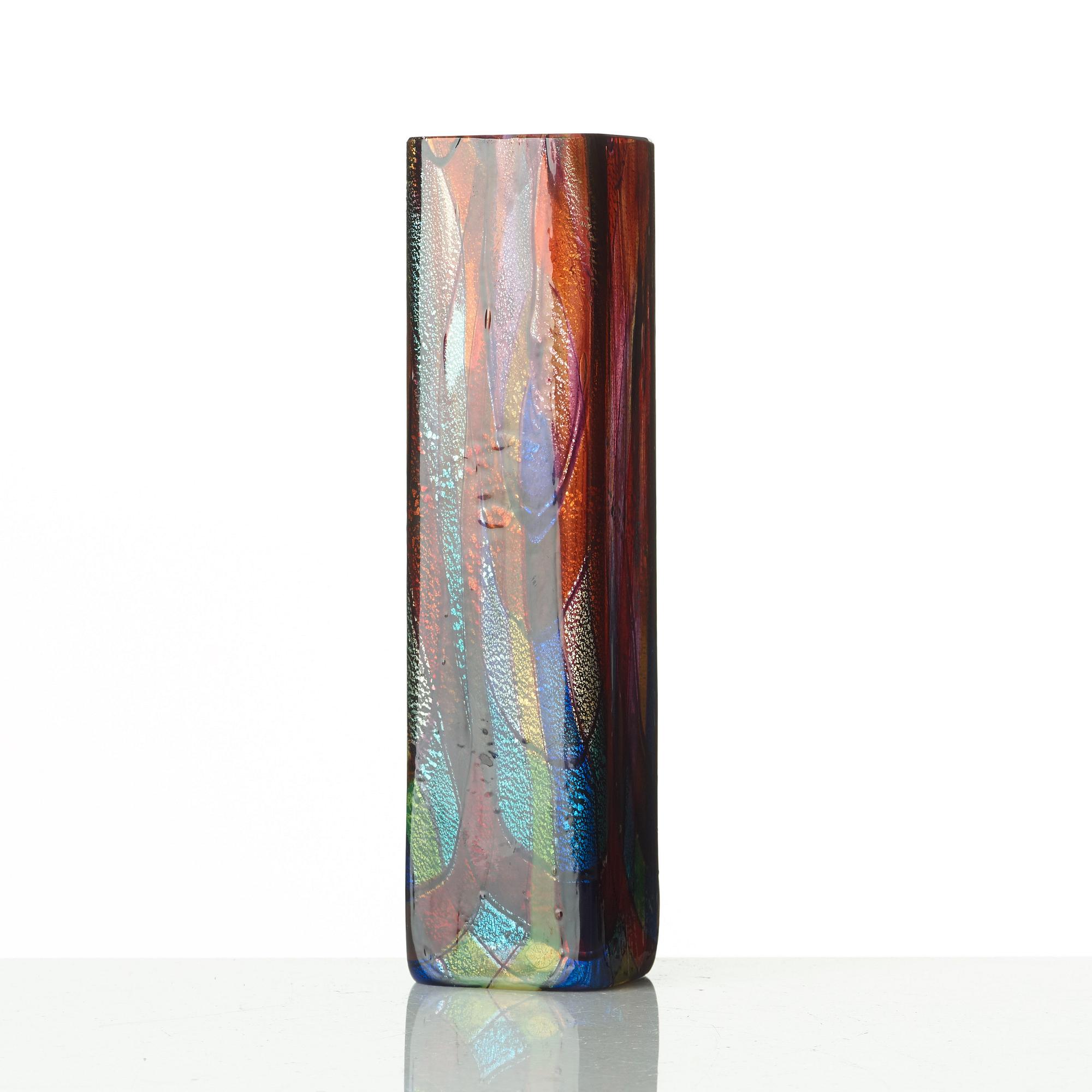 Ercole Barovier, an 'Oriente' glass vase by Barovier & Toso, Murano, Italy, probably 1940's.
