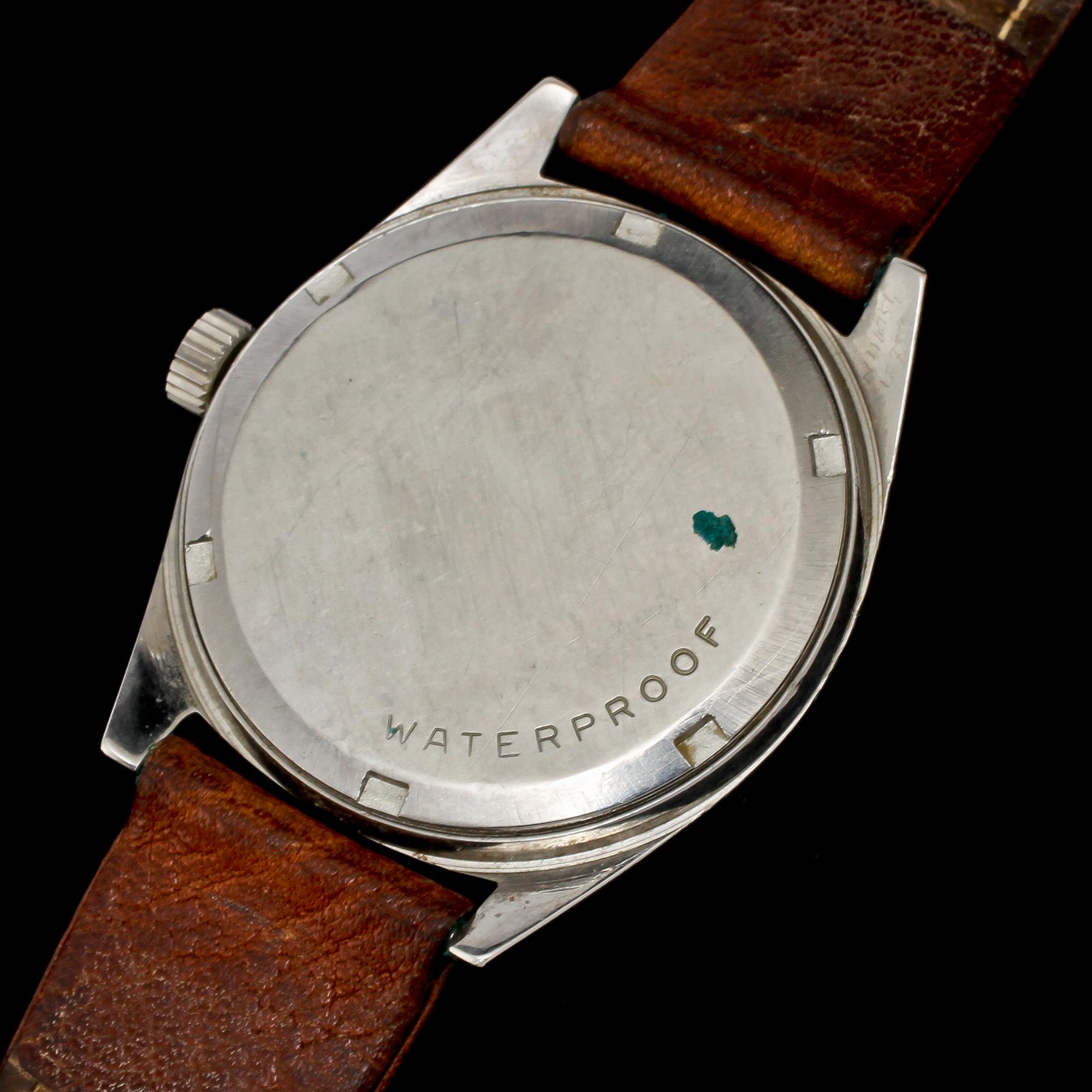 HERRARMBANDSUR, stål, Omega, Genéve, 1900-talets andra hälft. Vikt 42 g.