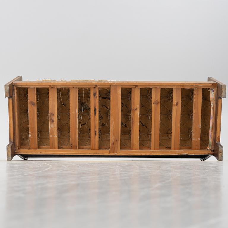 Carl Westman, a stained pine sofa, Sweden ca 1910.