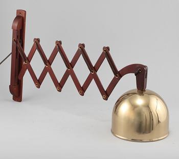 VÄGGLAMPA, 1900-talets andra hälft.