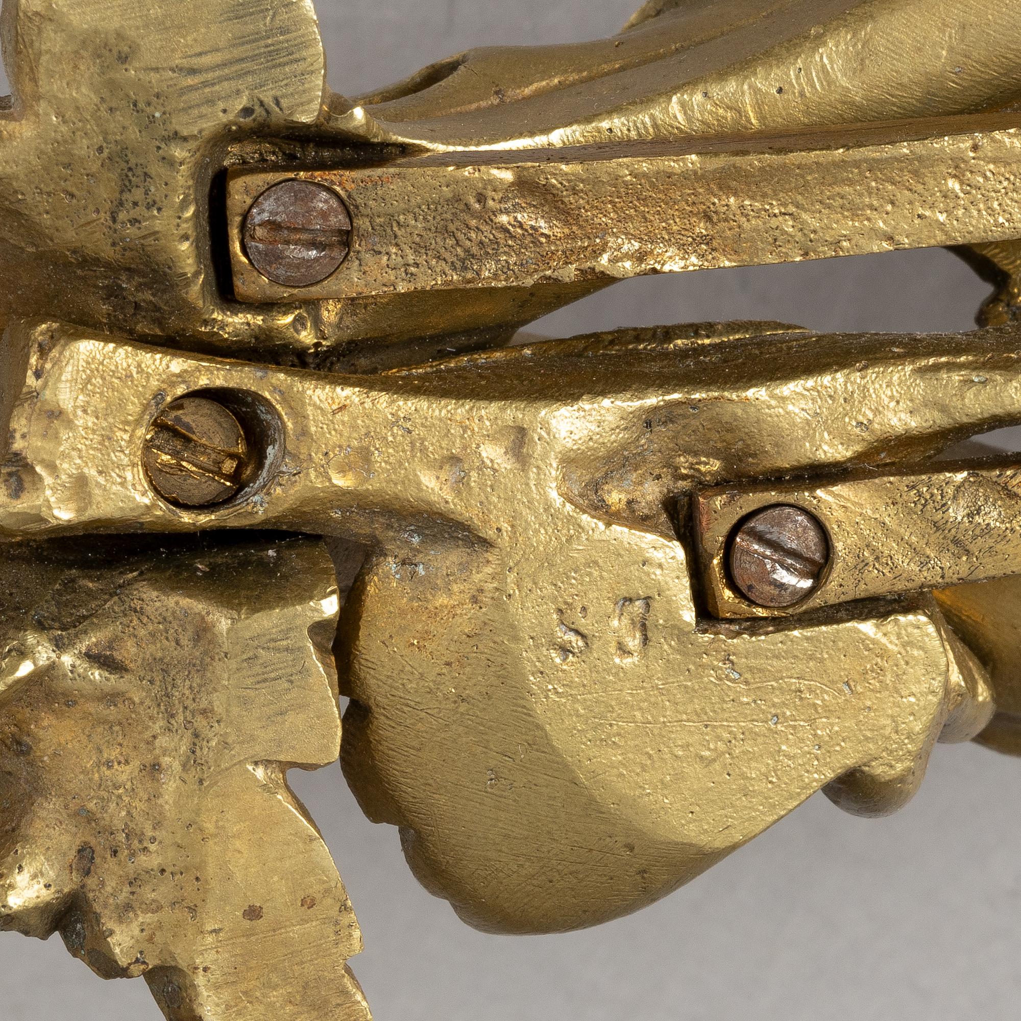 A pair of wall lights, Louis XVI style, early 20th century.