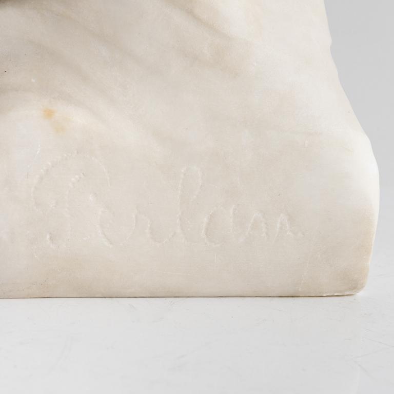 Verner Åkerman, sculpture, alabaster, "Perlan".