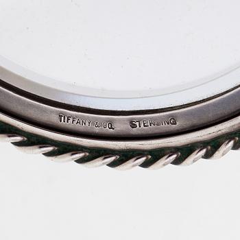 Tiffany & Co, two sterling silver hand mirrors.