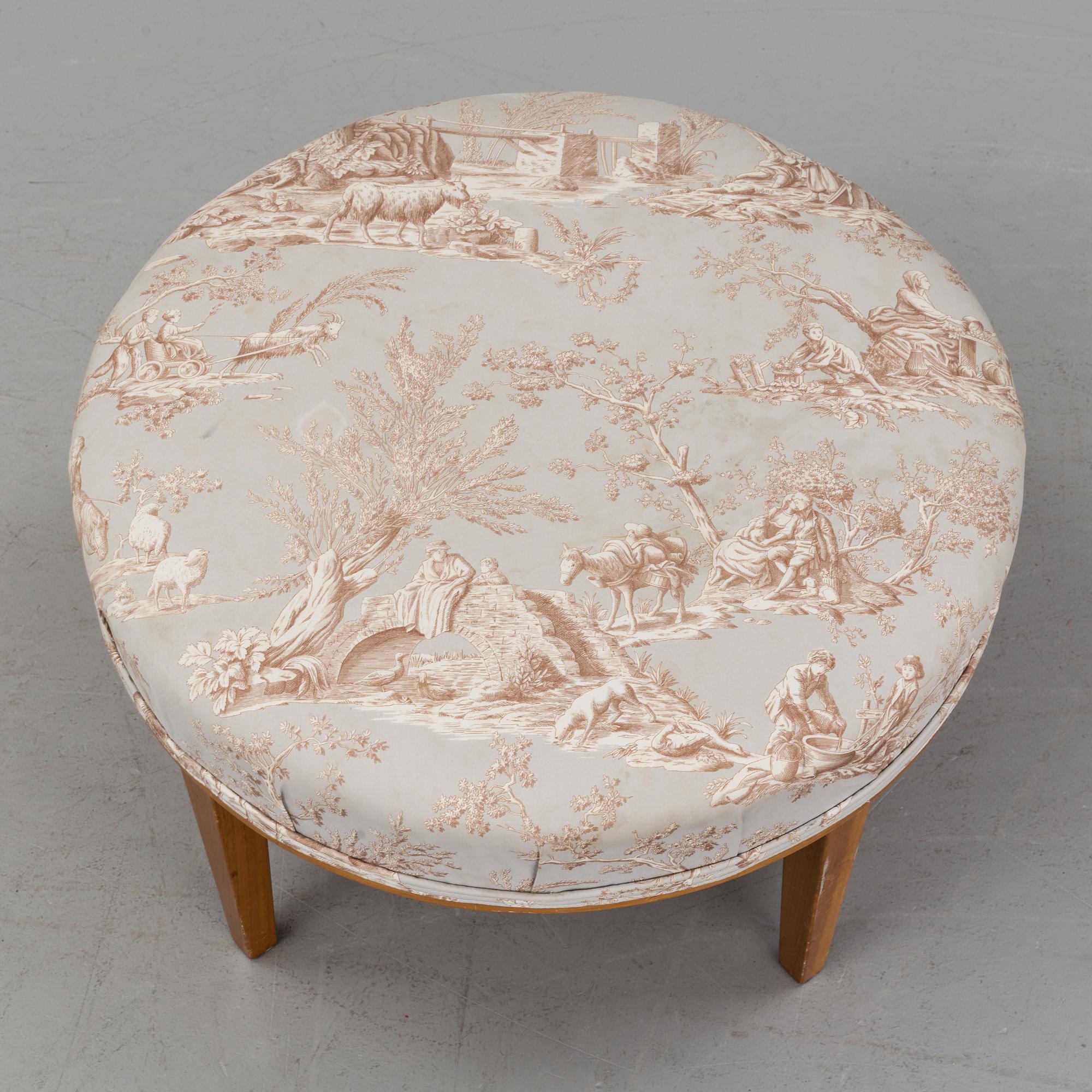 JOSEF FRANK, a model 647 stool, Svenskt Tenn, Sweden.