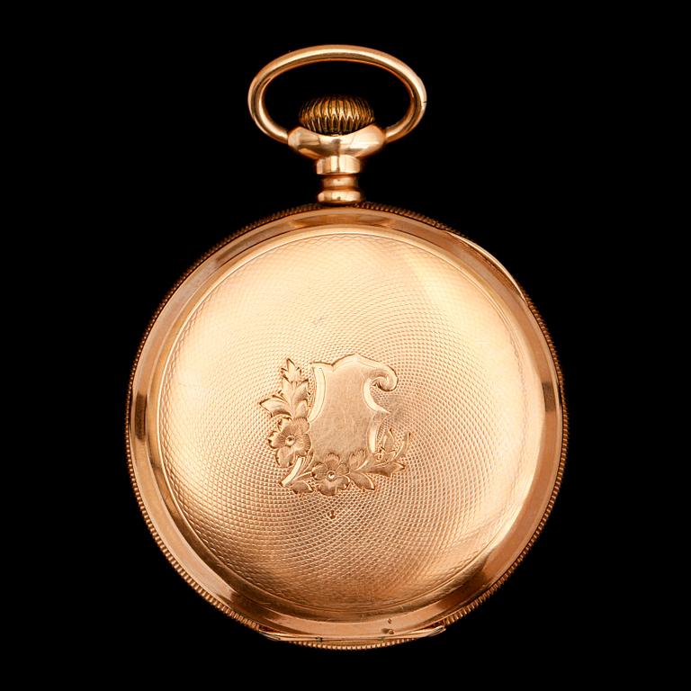 FICKUR, 14 k guld, Hamilton, tidigt 1900-tal.