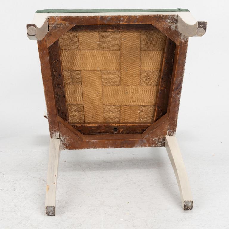 Four Empire chairs, Denmark, first half of the 19th Century.