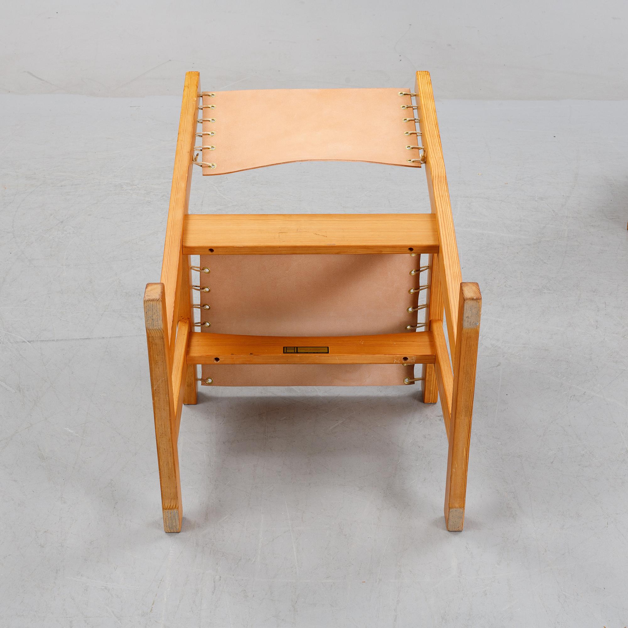Four chairs by Svein Bjørneng for Bruksbo, Norway.