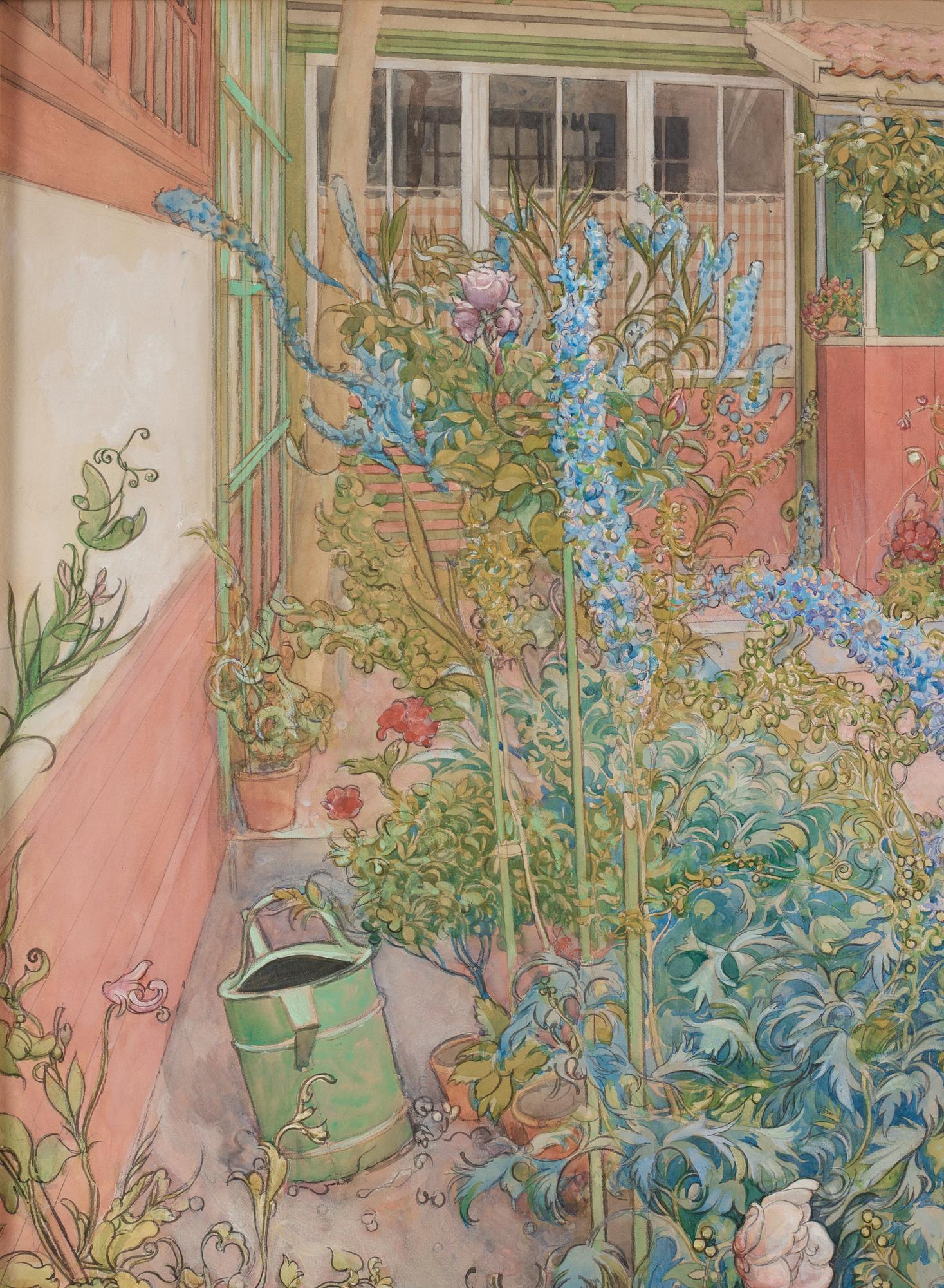 Carl Larsson, "Målargården".