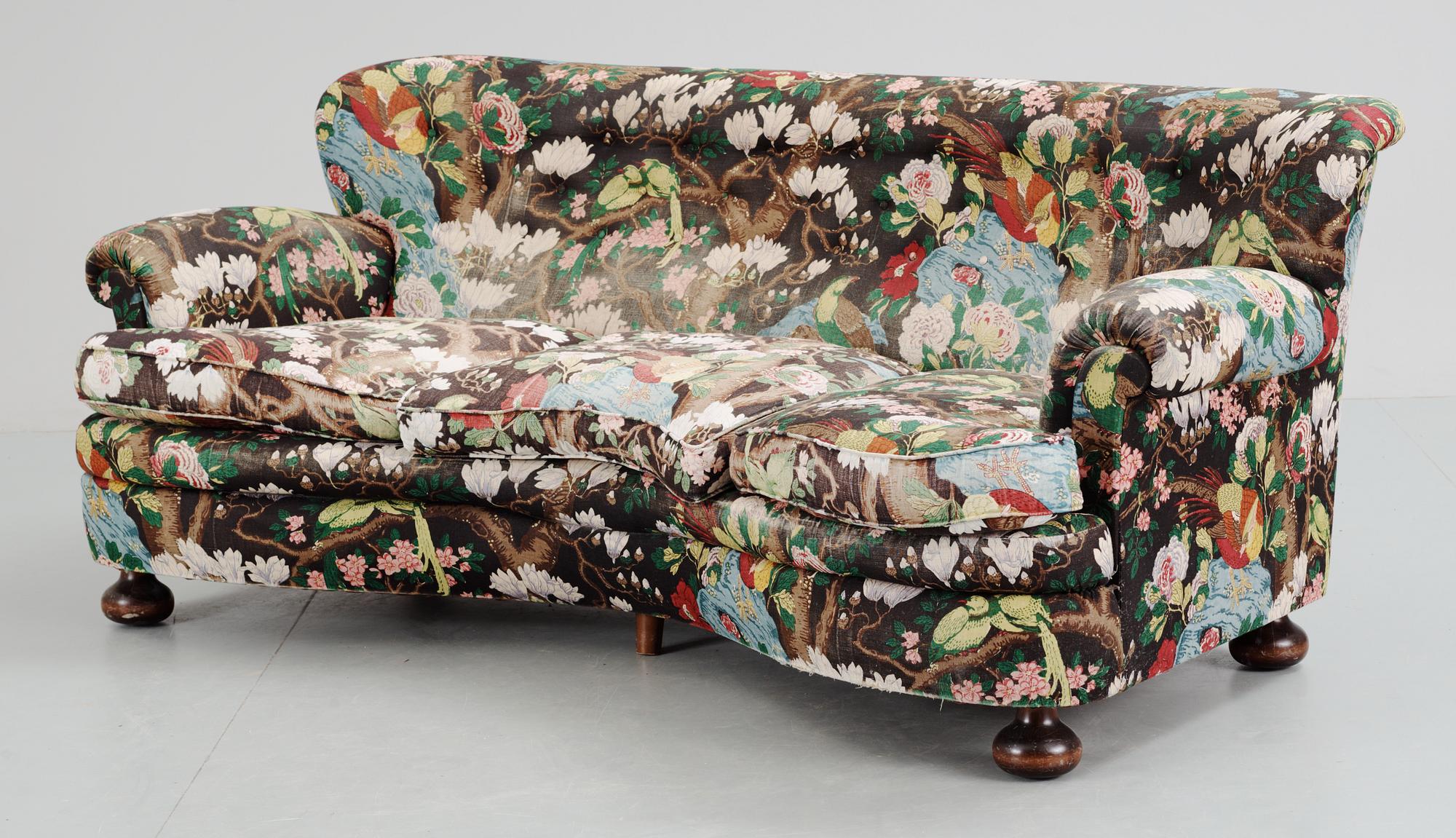 JOSEF FRANK, soffa, Firma Svenskt Tenn, modell 968.