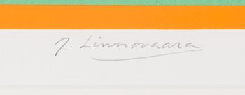 Juhani Linnovaara, serigrafia, signeerattu ja numeroitu 80/100.
