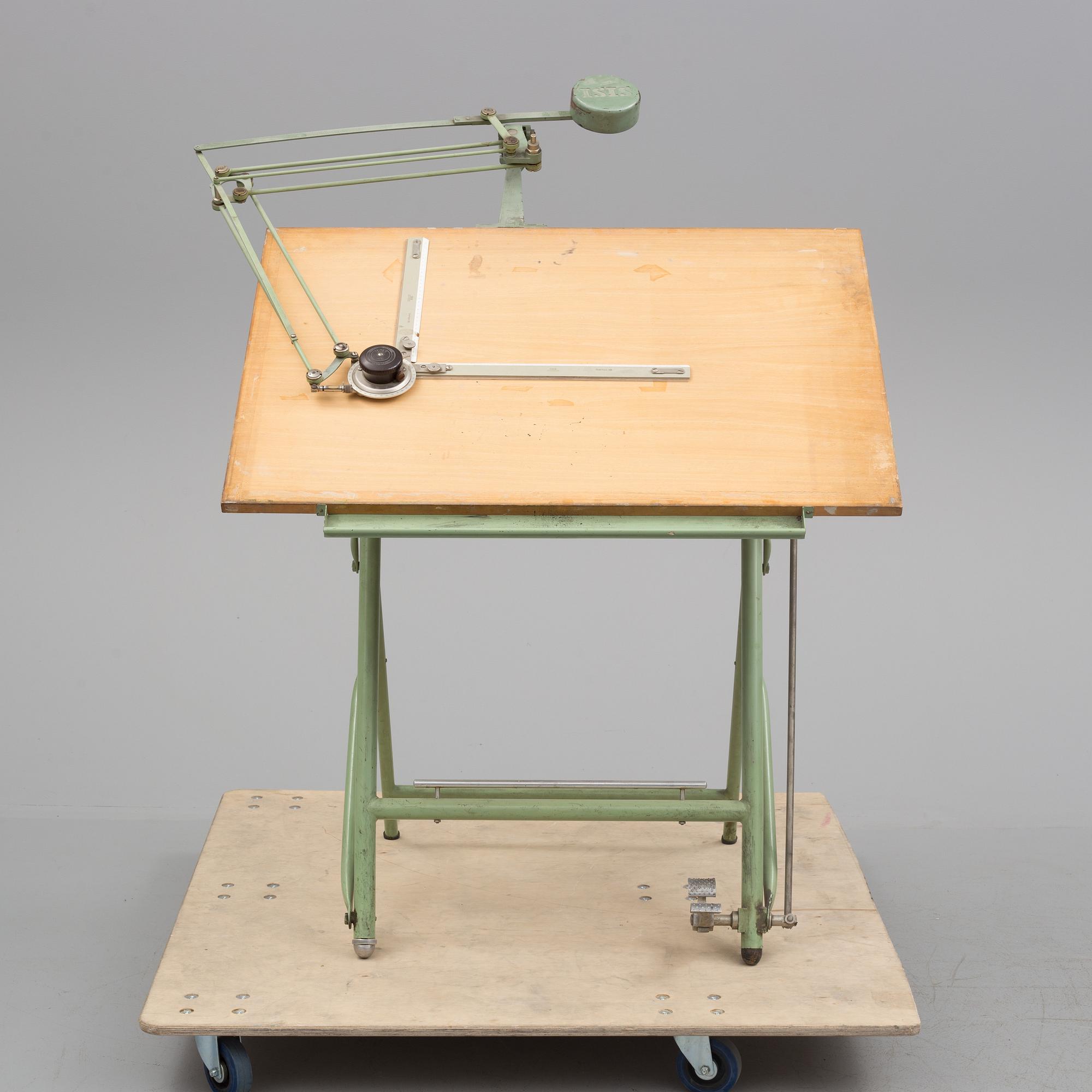 A drawing table from Schmidt & Haensch ISIS, West Berlin, mid 20th Century.