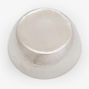 Tapio Wirkkala, skål, silver, TW 243, Kultakeskus, Tavastehus 1978.