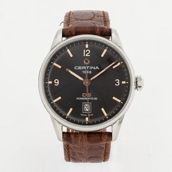 CERTINA, DS, Powermatic 80, wristwatch, 40 mm.