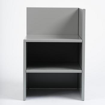 Donald Judd, a "Corner Chair No 15", Lehni, Switzerland, 1989.