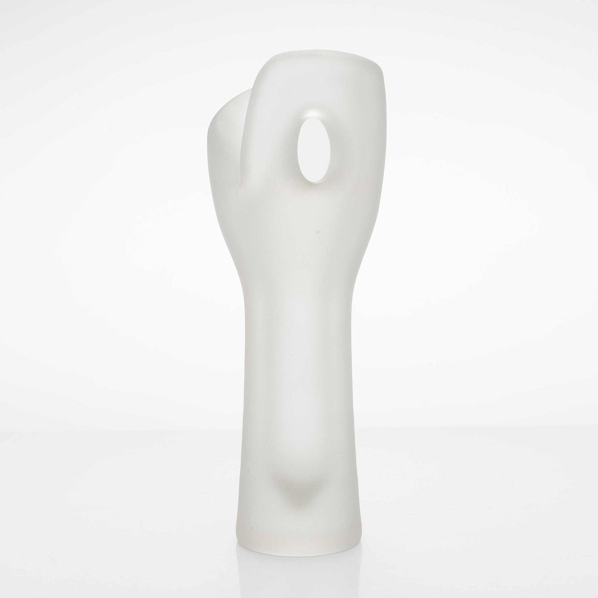 Timo Sarpaneva, maljakko, lasia, malli 3530, signeerattu Timo Sarpaneva Iittala.