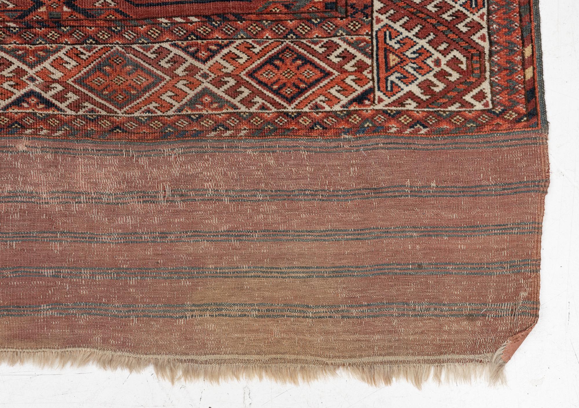 Rug, antique Kizil Ayak Turkmen, from around 1850-1880. approx. 353 x 214 cm.