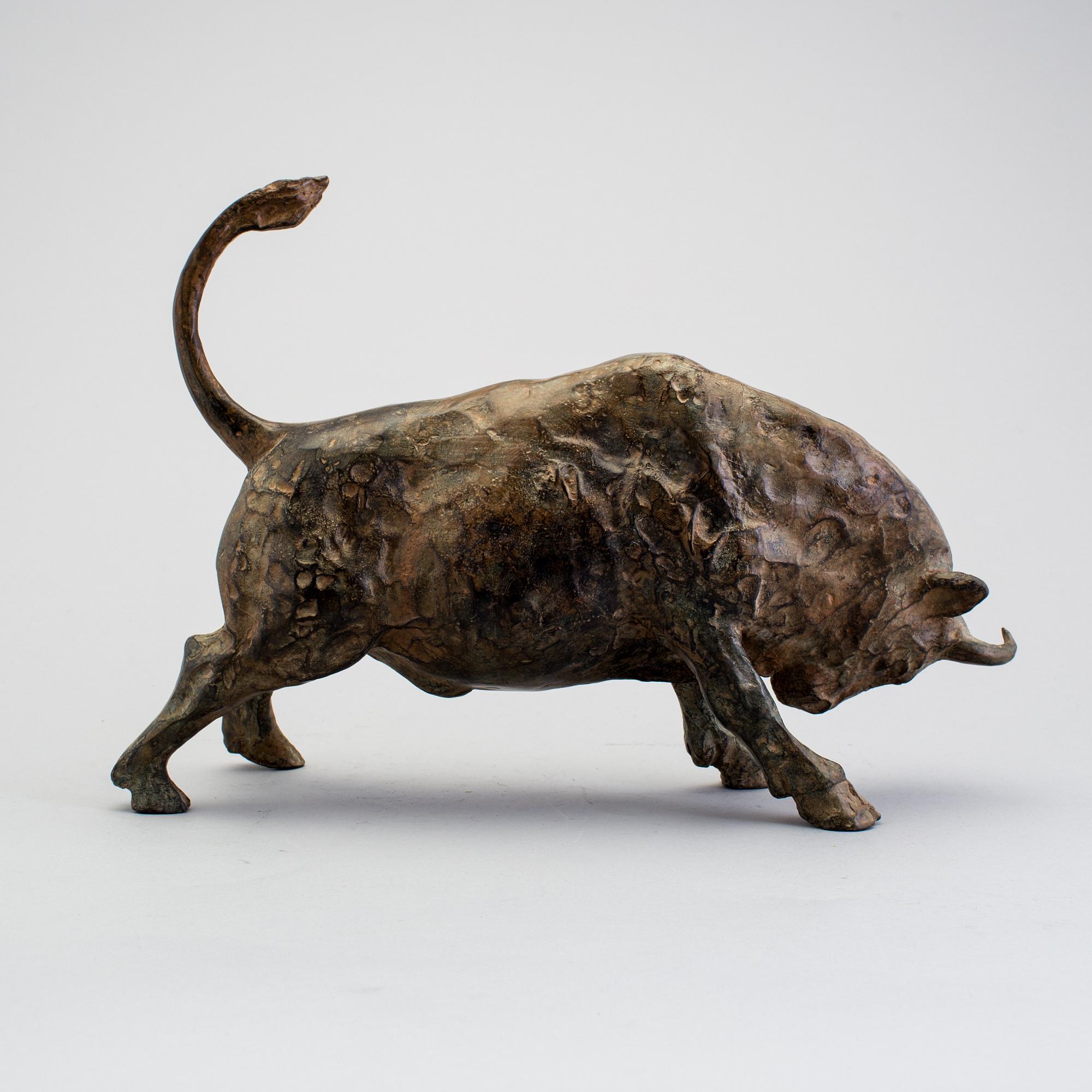 PIERRE CHENET, a bronze sculpture, signed.