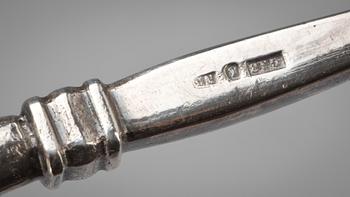 SOPPSLEV, silver,  GAB, Stockholm, 186?. Vikt ca 96 g.