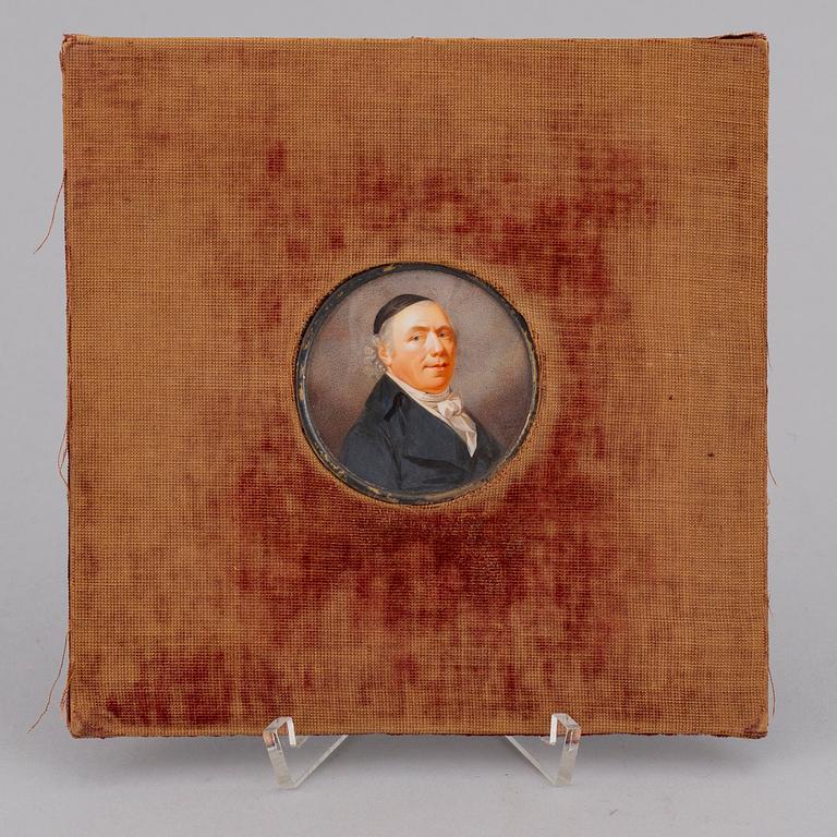 JOHAN ERIK BOLINDER, a miniature gouache, signed.