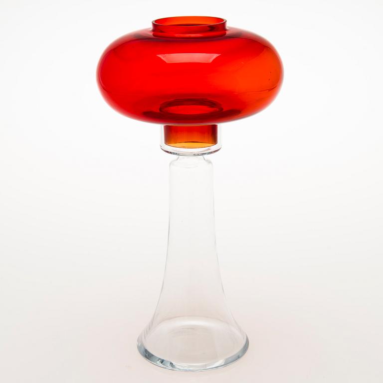 NANNY STILL Majakka Candle Holder, Riihimäen Lasi Oy, 1975-76.
