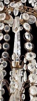 LJUSKRONA, s k Hagakrona, sengustaviansk stil, 1900-tal. H 70.