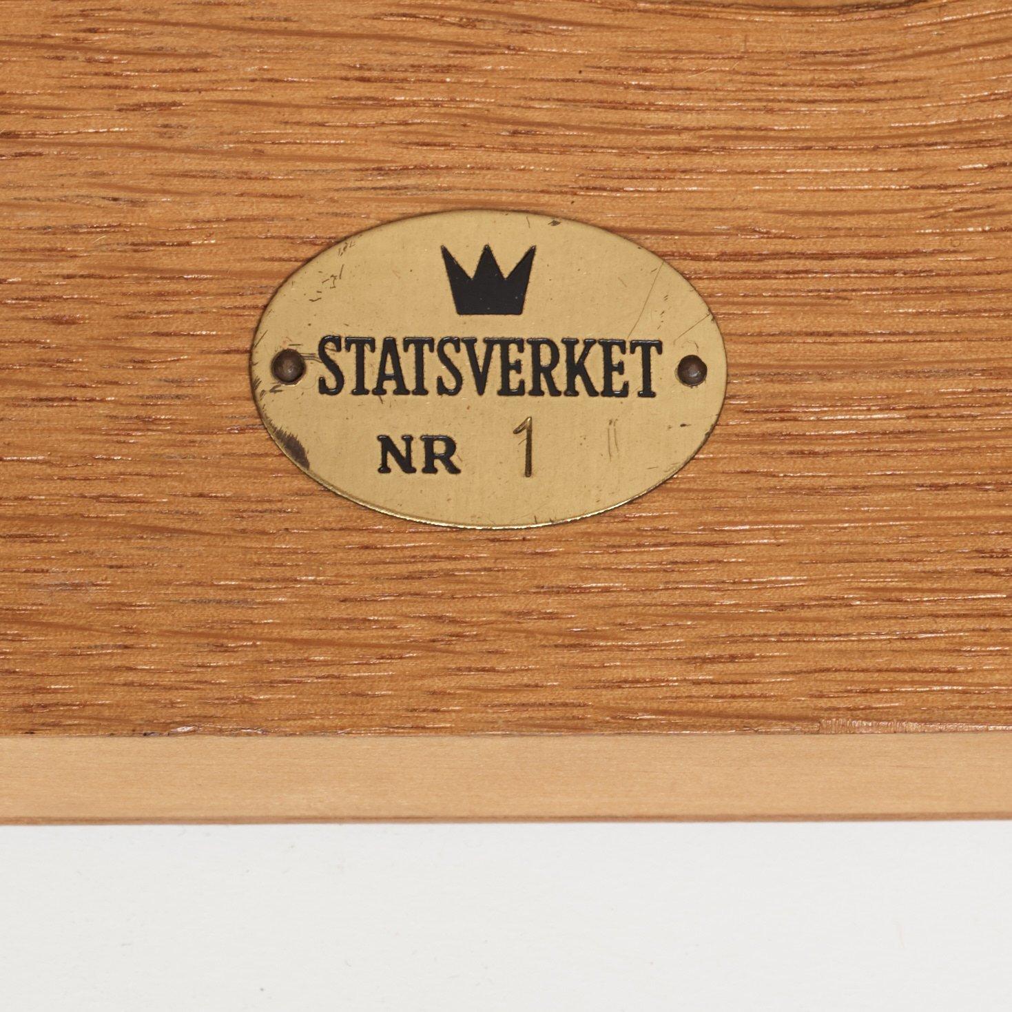 Carl-Axel Acking, a Swedish Modern stool, probably executed by cabinetmaker Torsten Schollin, Sweden 1940-50's.